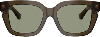 Burberry Green Square Ladies Sunglasses BE4453 3010/2 54