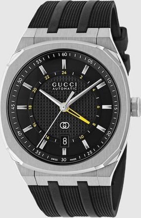 Gucci 25H Watch, 40mm, Black, Steel