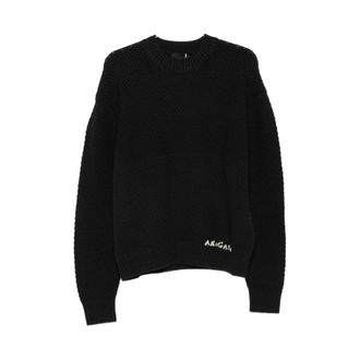 Axel Arigato Round-neck Knitwear, male, Black, Size: S Black Haven Sweater