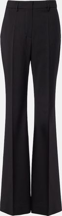 Sportmax Virgin wool flared pants