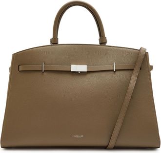DeMellier The Hudson Grained Leather top Handle bag - Taupe - One Size