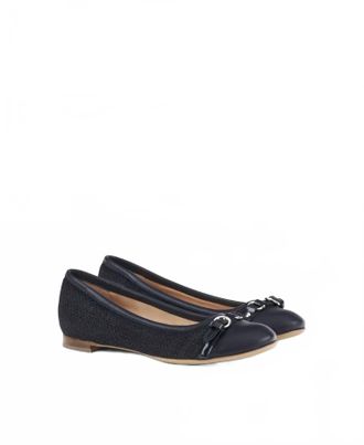 AGL Womens Mae Flat In Navy