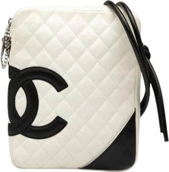 Chanel Pre-owned Cross Body Bags, female, White, Size: ONE SIZE Pre-owned Vintage Crossbody Bag