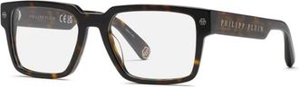 Philipp Plein Optical Frame - Heren - Brillen - Bruin - 56 MM - Accessoires