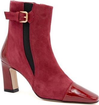 Amalfi By Rangoni Feroce Cap Toe Bootie in Cerise Cashmere Cherry Gold at Nordstrom, Size 6.5