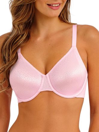 Wacoal Womens Back Appeal Underwire Bra - Pink Polyamide - Size 36E