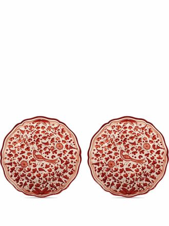 Les-Ottomans Set pieghe con stampa - Rosso