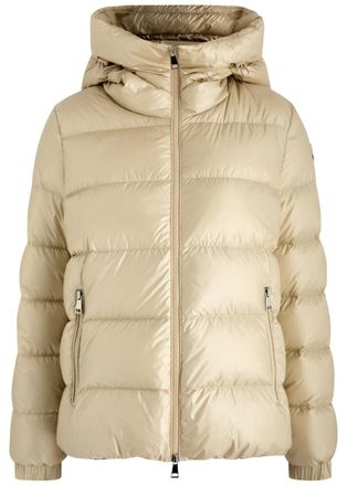 Moncler Biron Quilted Shell Jacket - Ivory - 4 (UK 16 /xl)