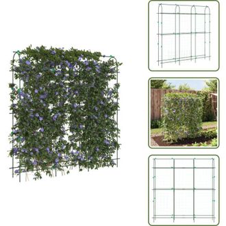 vidaXL The Living Store Traliccio Giardino per Rampicanti Telaio U 181x31x182,5 Acciaio - Traliccio rampicante