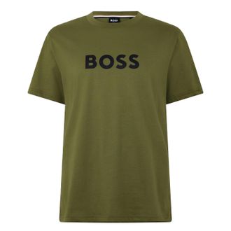 HUGO BOSS Heren Hbw Logo T-Shirt (Salieblauw)