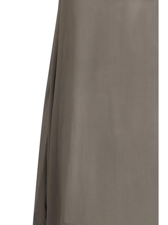 Rick Owens Womens Dress Haltar Silk Georgette Dust