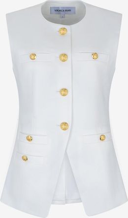 Veronica Beard Weste aus Leinen Tamara