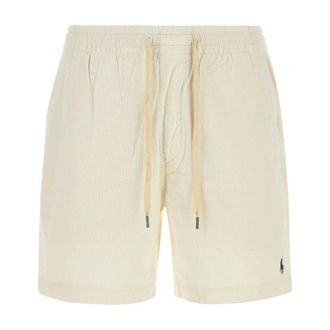 Polo Ralph Lauren Casual Shorts, male, White, Size: XL Prepster Corduroy Shorts