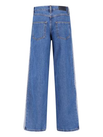 adidas Wide-Leg Cotton Jeans - Blue