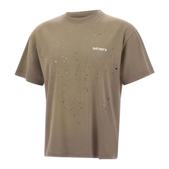 SATISFY T-Shirts, male, Brown, Size: S Mothtech T-Shirt