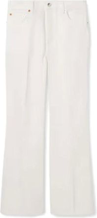 Gucci Dames, Broeken, Wit, Maat: W28 Katoen