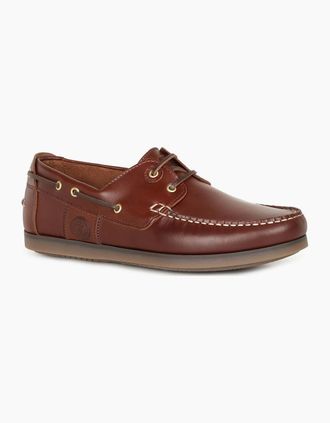Barbour Mens Wake Mens Boat Shoes - Brown - Size: 11