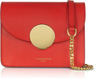 Le Parmentier Handbags - Dames - Schoudertassen - Rood - ONE Size - Leer - Tassen