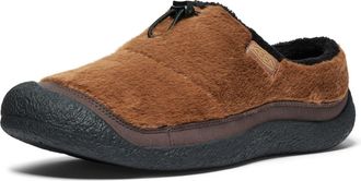 Keen Mens Howser 3 Slide Comfy Durable Slippers, Bison/Black, 8.5
