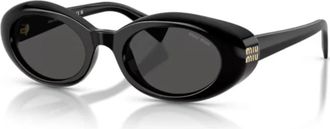 Miu Miu MU B09S Zonnebril - unisex - Zonnebrillen - Zwart - ONE Size - Nylon - Accessoires