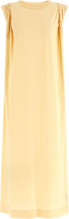 Dries Van Noten Bicolor Cotton Long Womens Dress