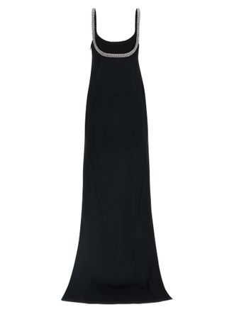 Tom Ford Crystal-Trimmed Acetate Dress - Black