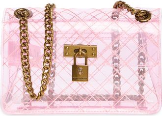 Kurt Geiger Mini Brixton Vinyl Convertible Shoulder Bag in Light/Pastel Pink at Nordstrom Rack