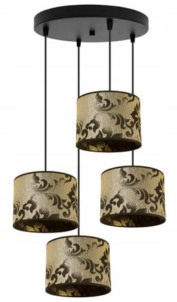 OEM L&aacute;mpara Colgante, L&aacute;mpara De Techo, Pantalla, Patr&oacute;n Dorado