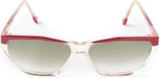 Saint Laurent Pre-owned Accessories, female, Orange, Size: ONE SIZE Pre-owned Acetate sunglasses