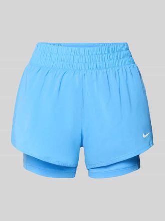 Nike Regular Fit Shorts mit Integrierten Tights in Blau, Gr&ouml;&szlig;e XS