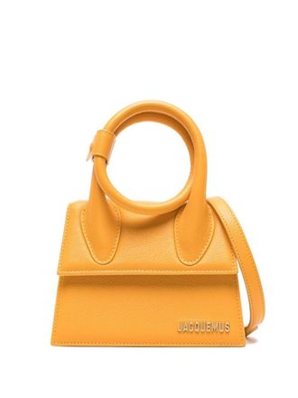 Jacquemus Borsa tote Le Chiquito Noeud - Arancione