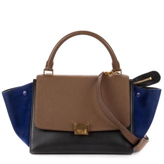 Celine Small Tricolor Trapeze Small Schoudertas