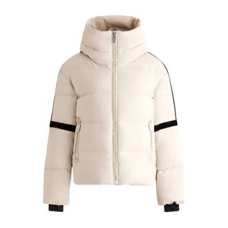 Fusalp Barsy Ski Downjacket - Dames - Sport - Beige - Maat: XS Zijde