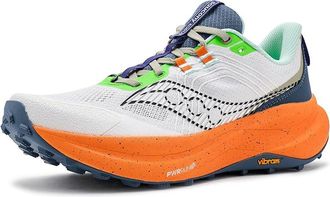 Saucony Xodus Ultra 4 Mens Running Shoes White/Tumeric : 12.5 D - Medium, Leather