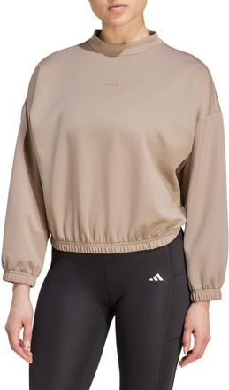 adidas Yoga Essential Sweatshirt in Chalky Brown at Nordstrom Rack, Size Small