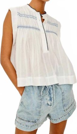 Rails Willow Sleeveless Top In White