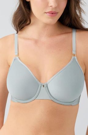 Wacoal Simply Done Underwire Convertible T-Shirt Bra in Belgian Block at Nordstrom, Size 38Ddd