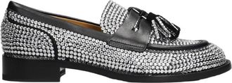 Rene Caovilla Rhinestone-Embellished Morgana Loafers, Brand Size 36 ( US Size 6 )