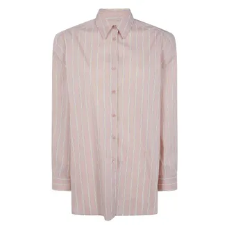 Frankie Shop Shirts, female, Pink, Size: XS Oana Fluid Button-Up Shirt