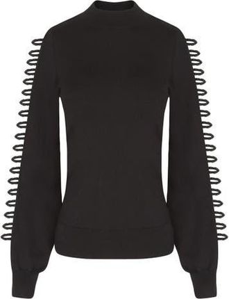 Anne Fontaine Parfum Top in Black at Nordstrom, Size Medium Eu