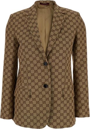 Gucci Beige Single-breasted Jacket
