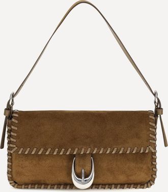 Staud Harlow suede Shoulder Bag Female UNI