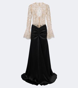 Georges Hobeika Embellished gathered gown