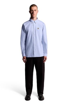 Lyle & Scott Plain Oxford Shirt in Riviera at Nordstrom, Size Xx-Large