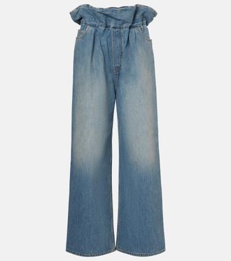 Loewe Flamenco high-rise wide-leg jeans