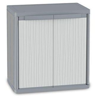 Terry Terry, Jumbo 900 Wave, Armadio da Esterno Interno a Due Ante, 2 Ripiani Interni Regolabili. Materiale: Plastica, Dimensioni: 89,7x53,7x94,5 cm