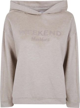 Max Mara WKD Vetrino Sweatshirt met ronde hals - Dames - Sweatshirts & Hoodies - Beige - Maat: L Katoen
