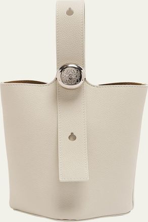 Loewe Mini Pebble Leather Bucket Bag