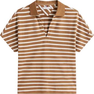 Tommy Hilfiger Mujer, Camisetas, Marrón, Talla: XS