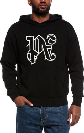 Palm Angels Wool & Cashmere-Blend Hooded Sweatshirt